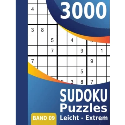 Abbildung von 3000 Sudoku: Puzzles Leicht Extrem Großes Sudoku Buch für Erwachsene Band 09