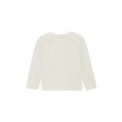 Abbildung von Minymo LS Jaquard Langarmshirt für Kinder, Größe: 104, Eggnog