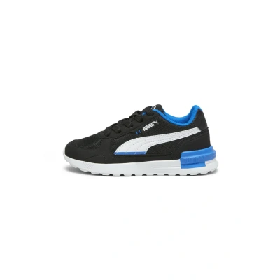 Abbildung von Puma Graviton AC Kinder Sneaker Schuhe Mit Plain Black/Black/Dark Shadow Größe: 31.5