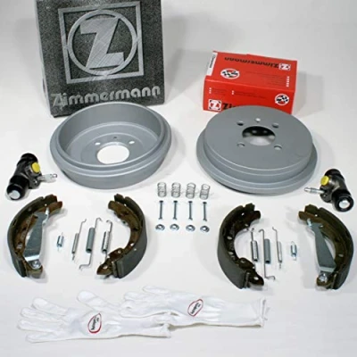 Abbildung von Autoparts Online Set 60016229 Zimmermann Bremstrommeln Bremsen Bremsbacken Zubehör Radzylinder für hinten die Hinterachse