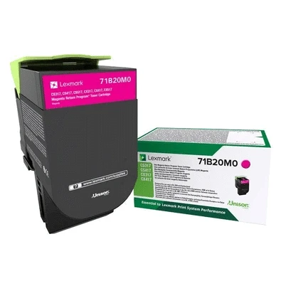 Abbildung von Lexmark 71B20M0 magenta toner 2.300 seiten original
