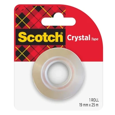 Abbildung von Scotch 6 1925R1 Klebeband, 19 mm x 25 m, kristallklar