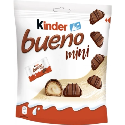 Abbildung von Ferrero kinder bueno Mini Schokoriegel mit Milch Haselnuss Creme 1 Beutel einzeln verpackten Riegeln (1 x 108 g)