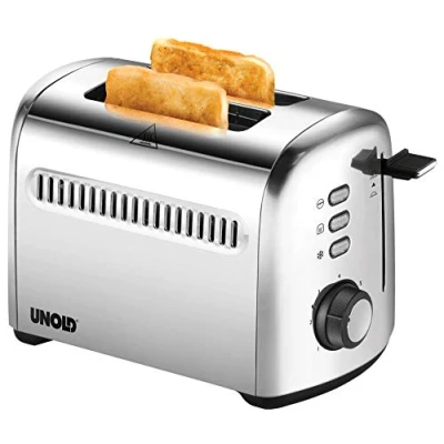 Abbildung von Unold Toaster 2er Retro 38326, 2 kurze Schlitze, 950 W