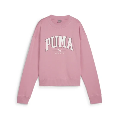 Abbildung von Puma Squad Fulllength Crewneck Sweatshirt, Damen, Größe: Large, Mauved out
