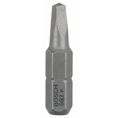 Abbildung von Bosch Professional Bit Extra Hart für Innenvierkant Schrauben (R2, Länge: 25 mm, 3 Stück), 2608521109