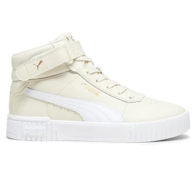 Abbildung von PUMA Women&#039;s Carina 2.0 Mid Sneaker, Alpine Snow White Gold, 10.5