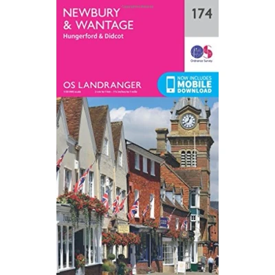 Abbildung von Newbury &amp; Wantage, Hungerford Didcot (OS Landranger Map, Band 174)
