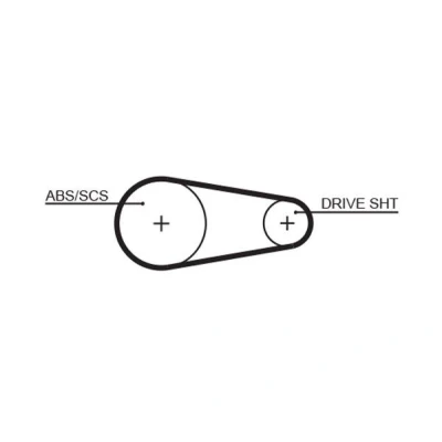 Abbildung von GATES FleetRunner Micro V Stretch Fit 5204XS Zahnriemen 122 610 8,6 Glasfaser, HNBR (Hydrierter Acryl Nitril Butadien Kautschuk)