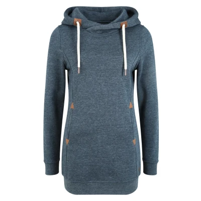 Abbildung von Oxmo Oxvicky Kapuzenpullover, Damen, Größe: Large, Ins bl mel