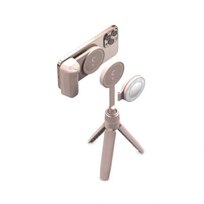 Abbildung von ShiftCam SnapGrip Creator Kit pink SnapGrip+ SnapLight+ SnapPod+ Pouch