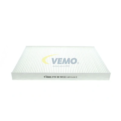 Abbildung von VEMO Q+, original equipment manufacturer quality V10 30 1013 Innenraumfilter Filtereinsatz, Pollenfilter 279,5 206 25 Papier