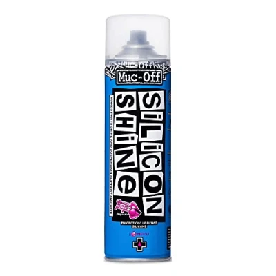 Abbildung von Muc Off Silicon Shine Silikonspray, 500 ml Hochwertiges, Reibungsminderndes Silikonöl Spray Fahrrad Glanzspray für ein Glänzendes Finish Geeignet Alle Fahrradtypen