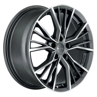 Abbildung von MAK 5 loch 19Zoll 112mm Alufelge union anthrazit F8590UAQM45VE4X Felge Stahl
