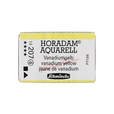 Abbildung von Schmincke HORADAM® AQUARELL feinste Künstler Aquarellfarben, 207 Vanadiumgelb, 14 043, 1/1 Näpfchen