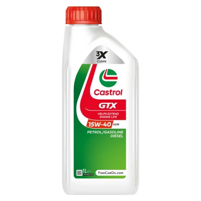 Abbildung von Castrol GTX A3/B3 15W 40 1l Motoröl 15F627 VOLKSWAGEN: Polo IV Schrägheck, Golf 5 Eos, MERCEDES BENZ: E Klasse Limousine