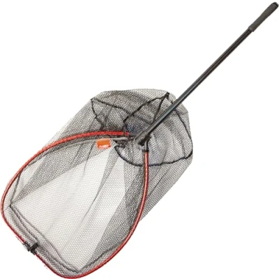 Abbildung von Fladen Maxximus Faltbarer Kescher, ideal als Bootskescher in Zwei Größe 50x40cm (S) und 60x50cm (M), gummiertes Netz, sehr satbil