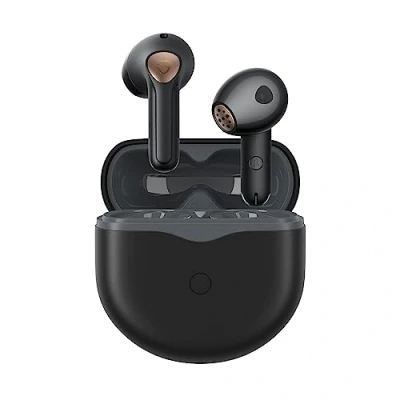 Abbildung von SoundPEATS Air4 Bluetooth Kopfhörer mit Snapdragon Sound AptX Adaptive Lossless, Kabellose 6 Mic für KI verstärkte Anrufe, 26 Stunden Spielzeit, App Unterstützung, Schwarz