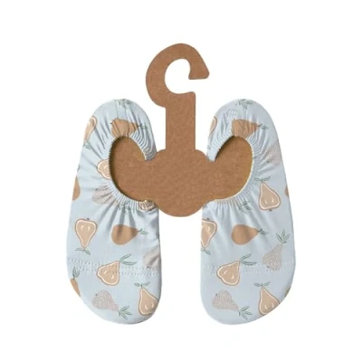 Abbildung von Slipstop Kinder Strandschuhe Anti Rutsch Sport Schuhe Schwimmschuhe Badeschuhe Urlaub Yoga für Unisex Pears Blue Sonnenschutzfaktor 50+, Gr. 24 26