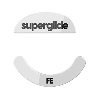 Abbildung von Superglide Mausfüße für Pulsar Xlite kabellose Gaming Maus, mit ultrastarkem, makellosem Glas, superschneller, glatter und langlebiger Sohle, Weiß