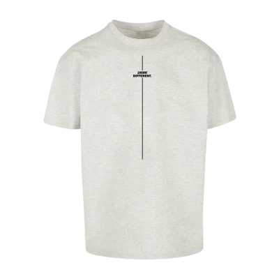 Abbildung von Merchcode Think Different Heavy Tshirt print, Herren, Größe: Large, Lightgrey