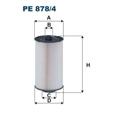 Abbildung von FILTRON PE 878/4 Kraftstofffilter Filtereinsatz IVECO: Stralis, Trakker