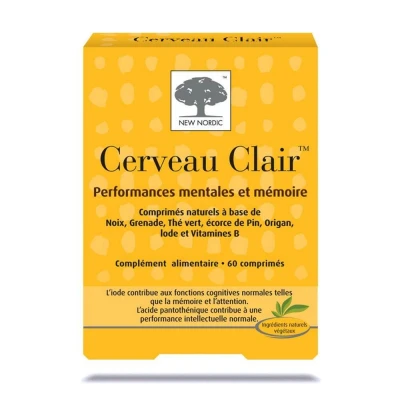 Abbildung von New Nordic Clear Brain (60 Tab) Gesundheitsprodukte Andere