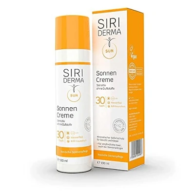 Abbildung von SIRIDERMA Sonnencreme LSF30 Mineralischer Sofortschutz für sensible Haut Basisch, natürlich und hochverträglich Ohne Nanopartikel (ohne Duft) (100 ml)
