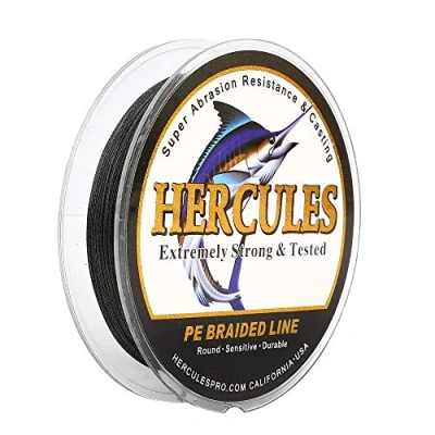 Abbildung von Hercules Super Cast 100m 2000m 109 2196 Yards Geflochtene Angelschnur 6lb 100lb Test für Salzwasser Süßwasser PE Geflecht Fischdraht Superline 4 Stränge