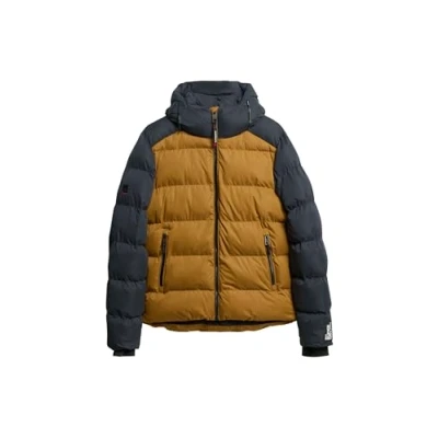Abbildung von Superdry Puffer Winterjacke, Herren, Größe: XL, Navy colourblock
