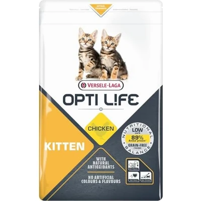 Abbildung von Opti Life Cat Kitten Huhn Katzenfutter 1 kg...