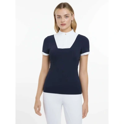 Abbildung von LeMieux Turniershirt Sophia Kurze Ärmel Navy 36 Agradi.deVerkauft von Agradi