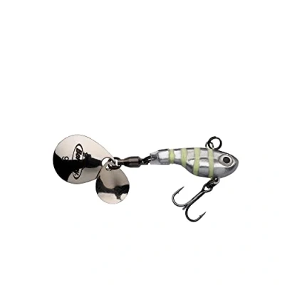 Abbildung von Berkley Pulse Spintail 21g Glow Silver Zebra Spinner