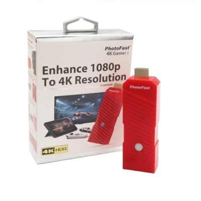 Abbildung von PhotoFast 4K Gamer+ Enhance 1080p to Resolution Adapter Switch Konsole Videoprozessor für NS Switch/Switch OLED/PS4/Wii U/Chromecast/Apple TV