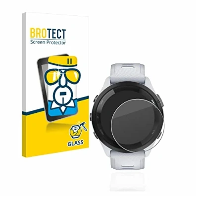 Abbildung von BROTECT Panzer Schutz Glas für Garmin Forerunner 265 (46 mm) 9H Echtglas, Displayschutz