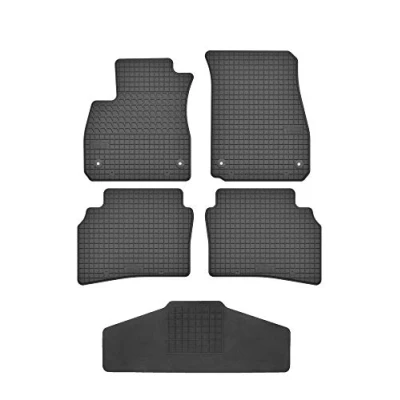 Abbildung von Fußmatten Vorne, Hinten + Tunnel Matte 5er Set für Opel Insignia B ab 2017 Gummi Gummimatten