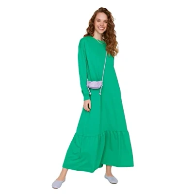 Abbildung von Trendyol Modest Maxikleid, Damen, Größe: 40, Green