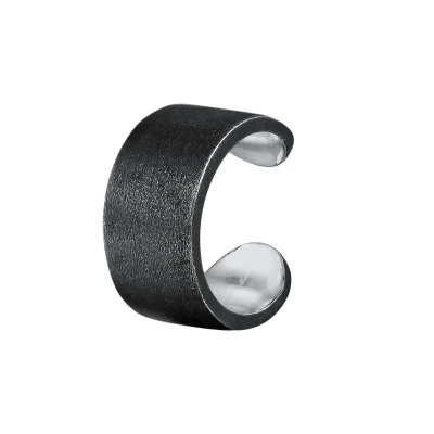 Abbildung von Kuzzoi BOLD Basic CUFF Einzelner Ohrring, Herren, Größe: One Size, Schwarz