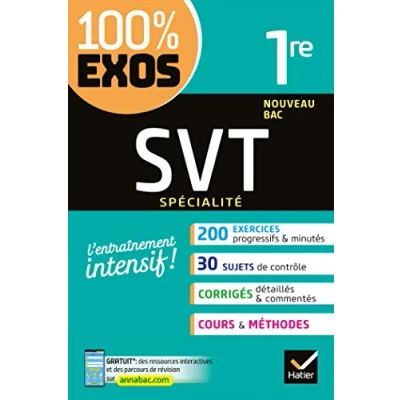 Abbildung von SVT 1re générale (spécialité): exercices résolus Nouveau programme de Première