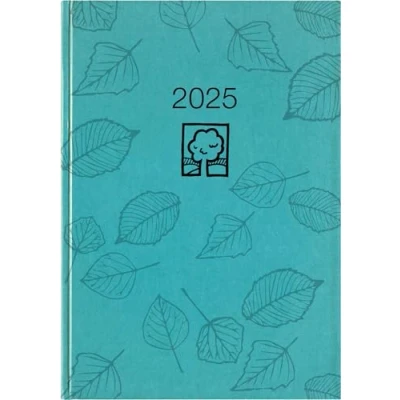 Abbildung von Zettler Taschenkalender 2025 türkis, 10,2x14,2cm, Taschenplaner mit 400 Seiten im Kartoneinband, Tages und Wochenzählung, Mondphasen, Monatsübersicht internationales Kalendarium