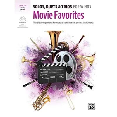 Abbildung von Solos, Duets &amp; Trios for Winds: Movie Favorites Horn in F: Flexible Arrangements Multiple Combinations of Wind Instruments