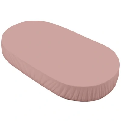 Abbildung von Waldin Spannbettlaken groß, für Babybett 7in1 OWAL, Rosa, Spannbetttuch