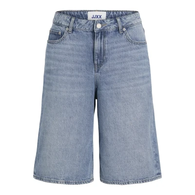 Abbildung von JJXX Jxlaura LONG Jeans Shorts, Damen, Größe: XL, Light blue denim