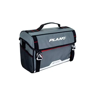 Abbildung von Plano Unisex Erwachsene Weekend Series 3700 Softsider Tackle Bag Angeltasche, Grau/Rot