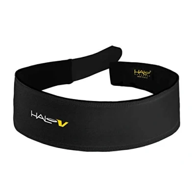 Abbildung von Halo Headband Unisex Erwachsene HVELBLACK Stirnband mit Klettverschluss, schwarz, 1 Size