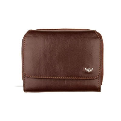 Abbildung von Golden Head Colorado RFID Protect Zipped Billfold Coin Wallet Tabacco