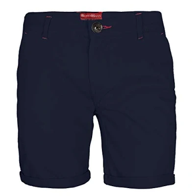 Abbildung von BlauerHafen Chinoshorts Herren Stretch Chino Shorts Slim Fit Bermuda Hose Strecken Baumwolle