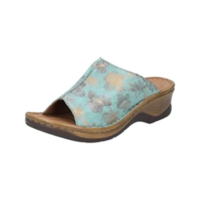 Abbildung von Josef Seibel Catalonia Pantolette hoch, Damen, Größe: 41, Mint multi Leder