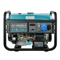 Abbildung von Könner &amp; Söhnen Stromerzeuger KS 10000E G, 8,00 in kW, (1x32A (230V), Generator, E Start, Automatischer Spannungsregler, 1 tlg., Hybrid Stromerzeuger, 4 Takt, Kupfer,Steckdosen 1x16A für Haus, Garage oder Werkstatt