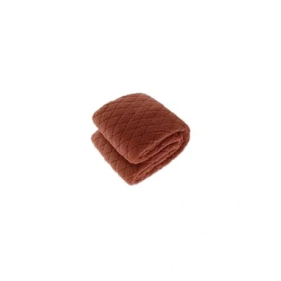 Abbildung von PERAGASHOP Unique Living Decke Plaid Ezra 150 x 200 cm dunkelrot Fleece weich warm Winter Geschenk